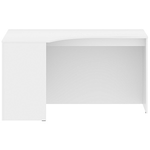 Стол эргономичный левый (усиленный) SIMPLE 140x90 см, белый